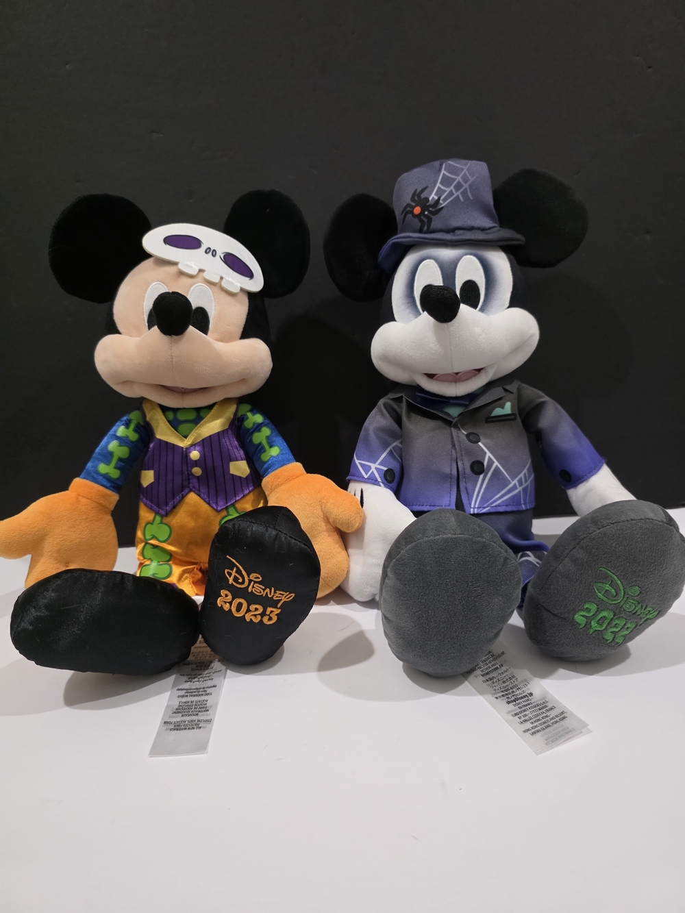 Disney 2023 Halloween Mickey Plush Set - Purple & Orange